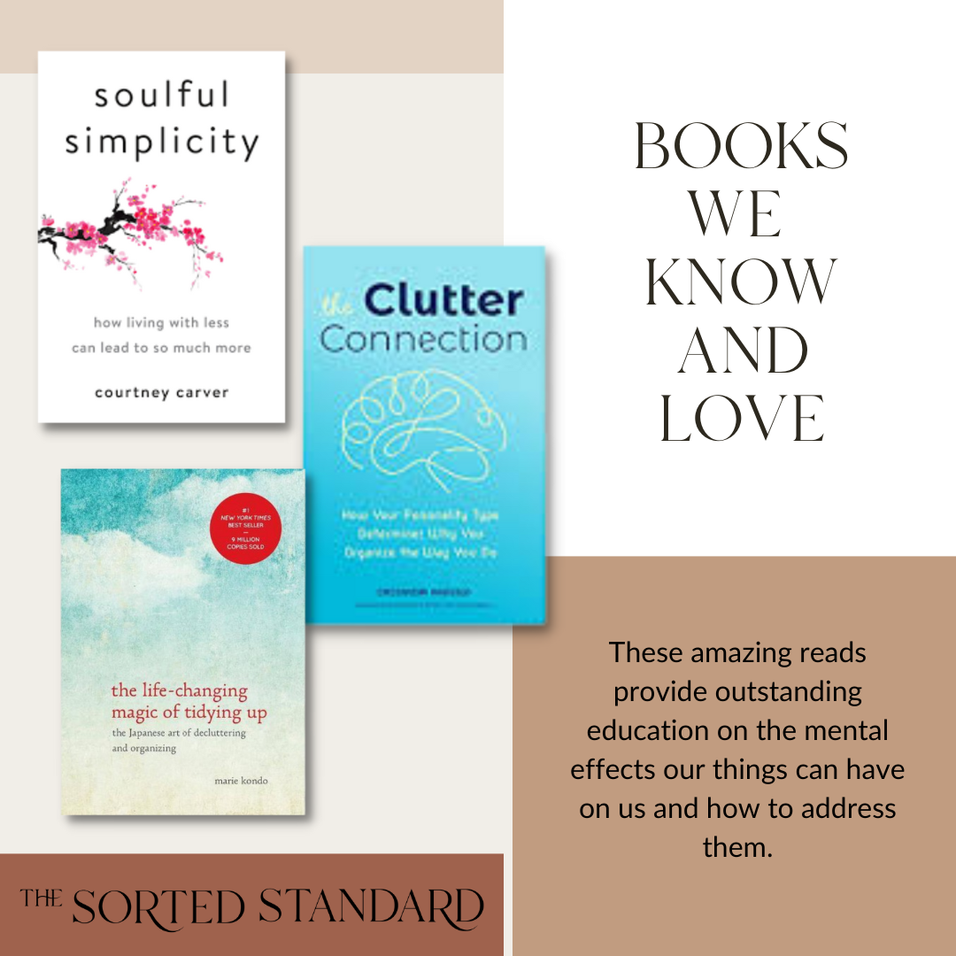 Books we recommend for getting and staying organized. www.thesortedstandard.com