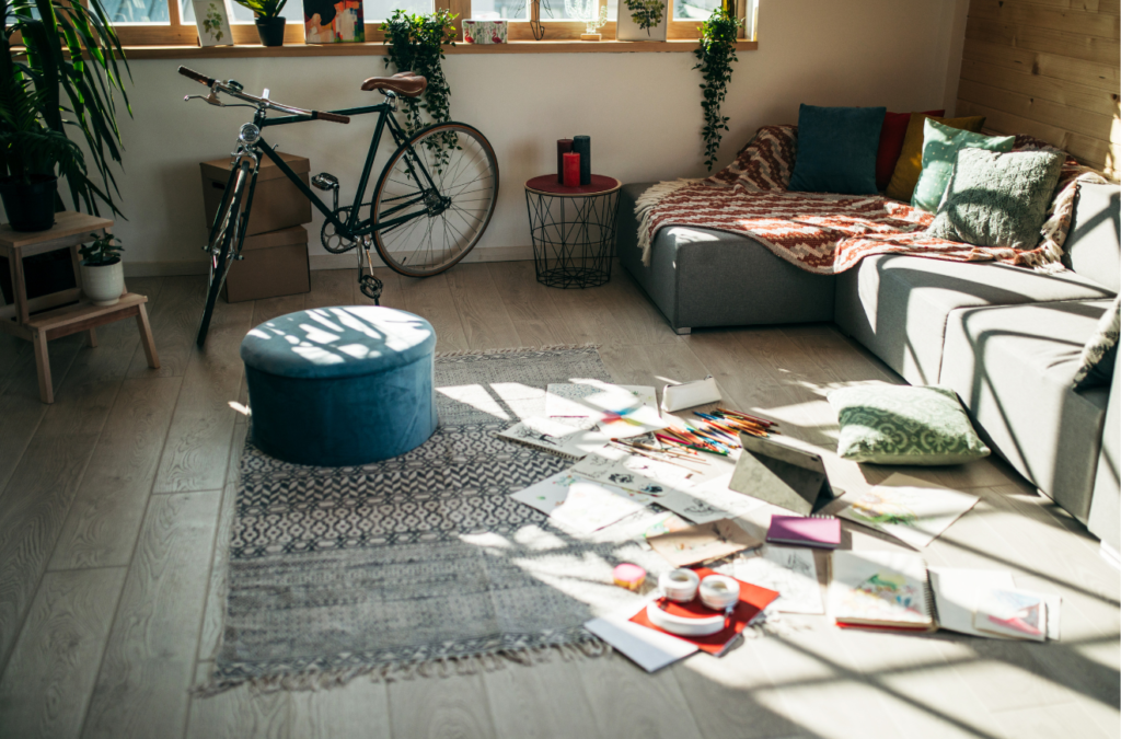 A messy room doesn't help your mental health. www.thesortedstandard.com